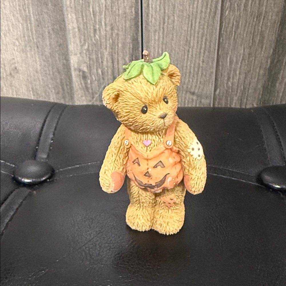 Cherished Teddies Halloween Pumpkin Adelaide Numbered Bear Collectible Figurine